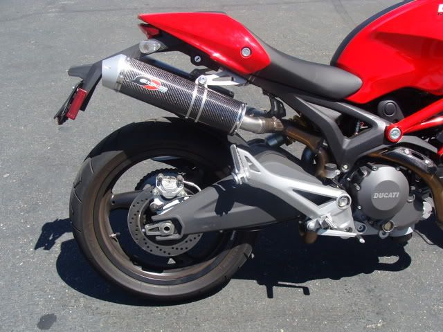 ducati monster slip on exhaust